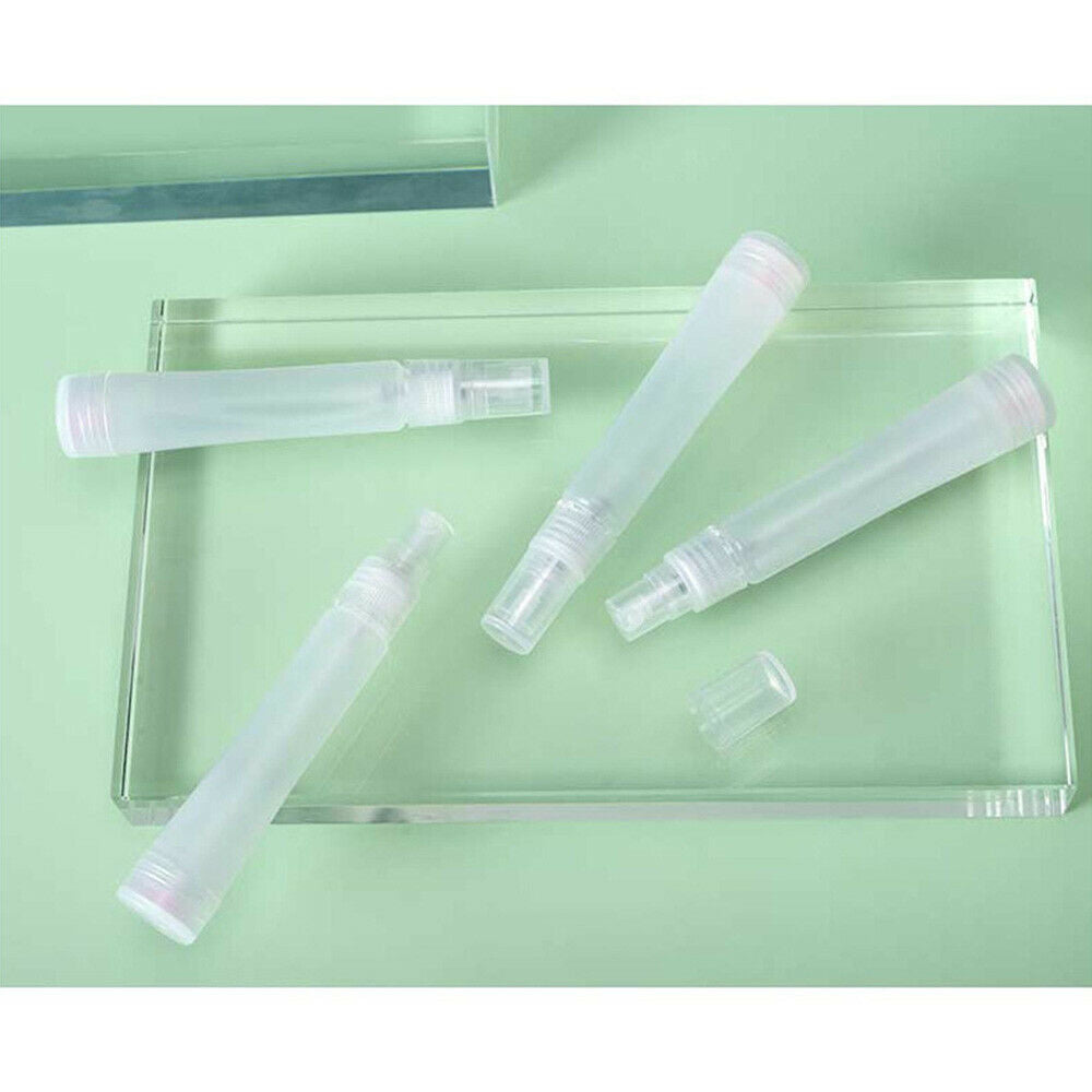 5PC10ML Mini Spray Bottle Pump Perfume Scent Refillable Travel Holder Container