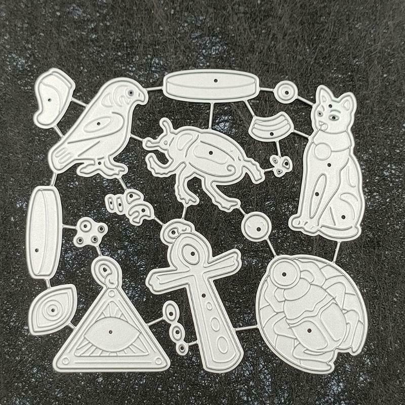 Cat Parrot Metal Cutting Dies Stencil DIY Scrapbooking Album Paper Card Template