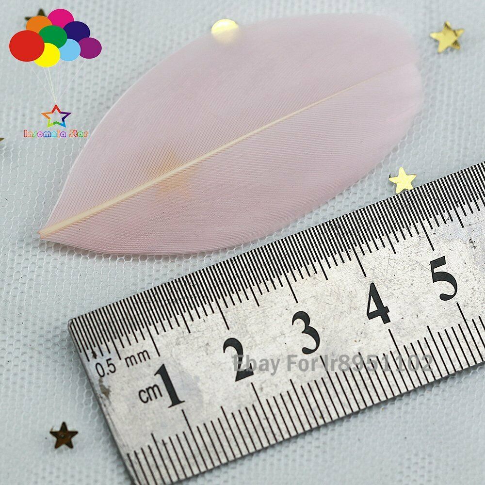 100pcs/lot Light pink loose Feather Natural Goose feathers For Crafts DIY New