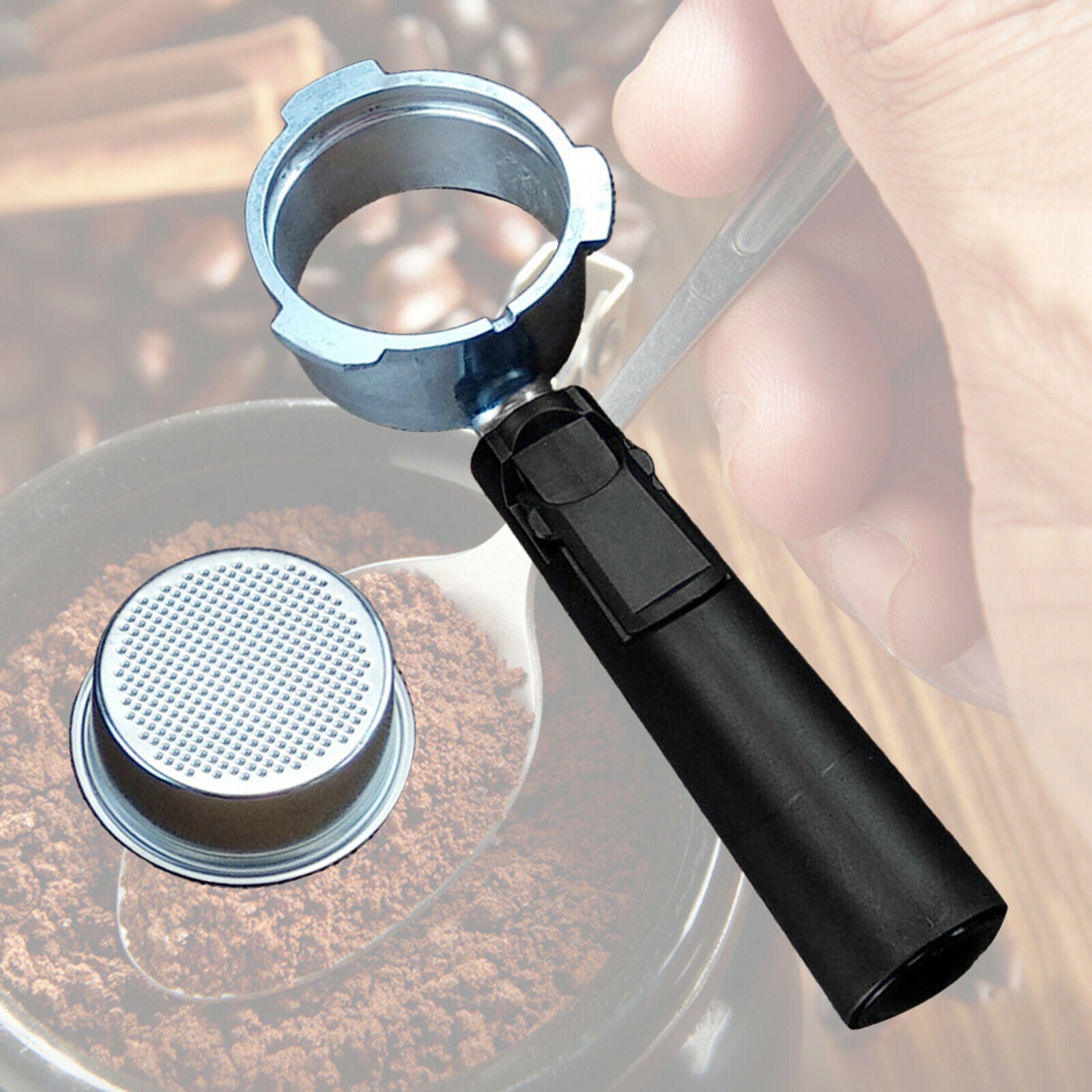 Professional 51mm Bottomless Portafilter Replace for Coffee Maker Kitchen