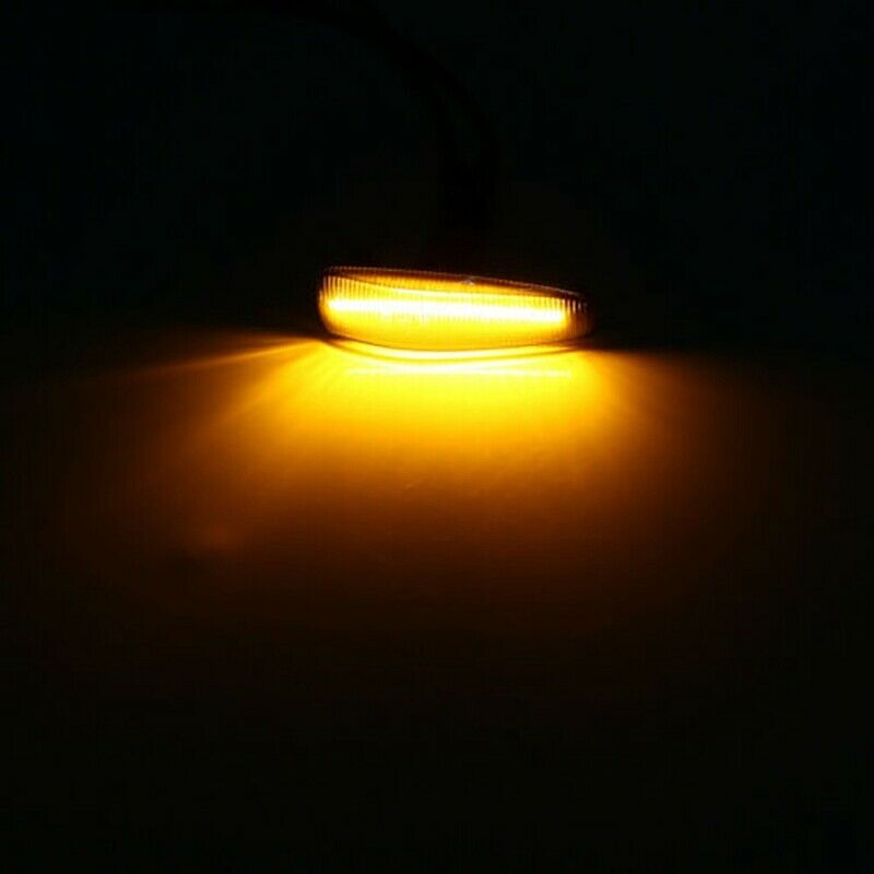Turn Signal Light Smoked LED Side Marker for Mitsubishi Lancer EVO X Sport LamY2