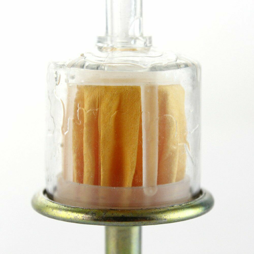 Universal Inline Gas Petrol Fuel Filter 8mm 3/8" Pipe Motorcycle Bike Dirt Quad