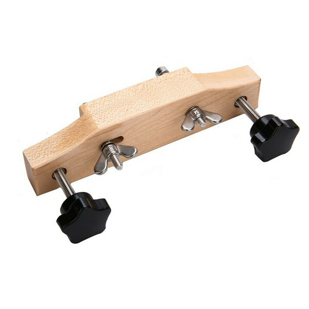 Quality Maple Wood Acoustic Guitar Bridge Clamp Set Repair Maintenance Tools