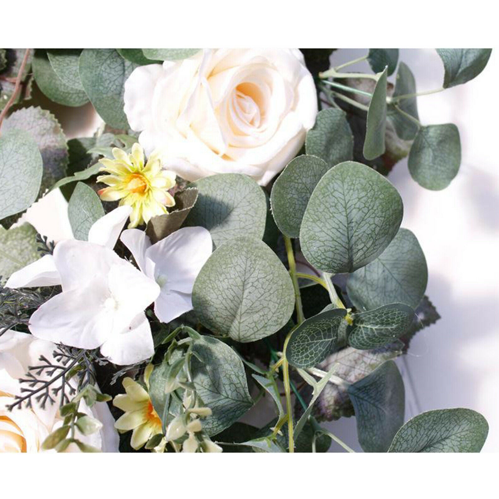22" Easter Eucalyptus Wreath Front Door Leaves Flower Garland Spring Summers