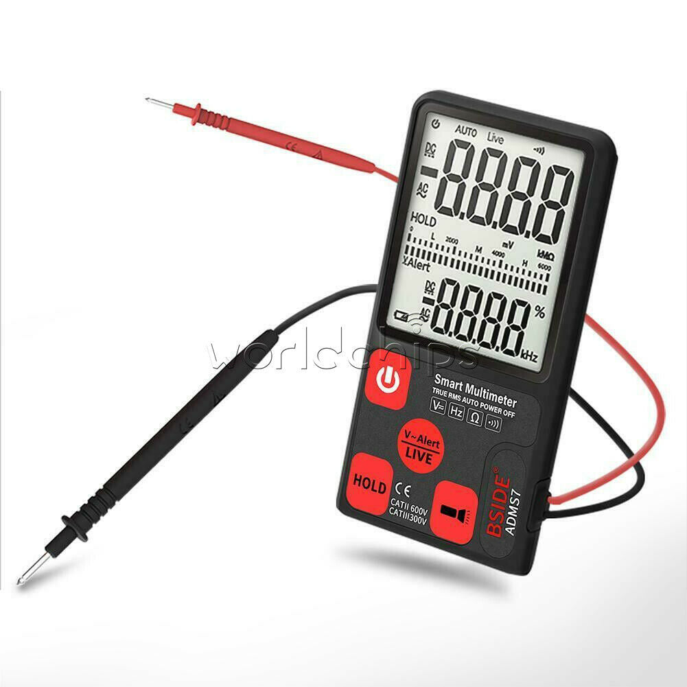 ADMS7 LCD Digital Voltmeter Ammeter Ohm Meter Multimeter Voltage AC DC Tester