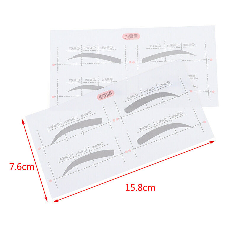 24 Pair Eyebrow Shaping Stencils Grooming Kit Shaper Template Makeup To.l8