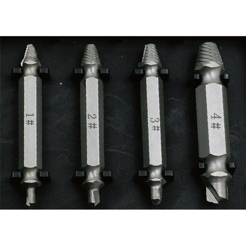 Screw Extractor Breakage Bolt Extractor Drill Set Broken Easy Out Fastener.l8