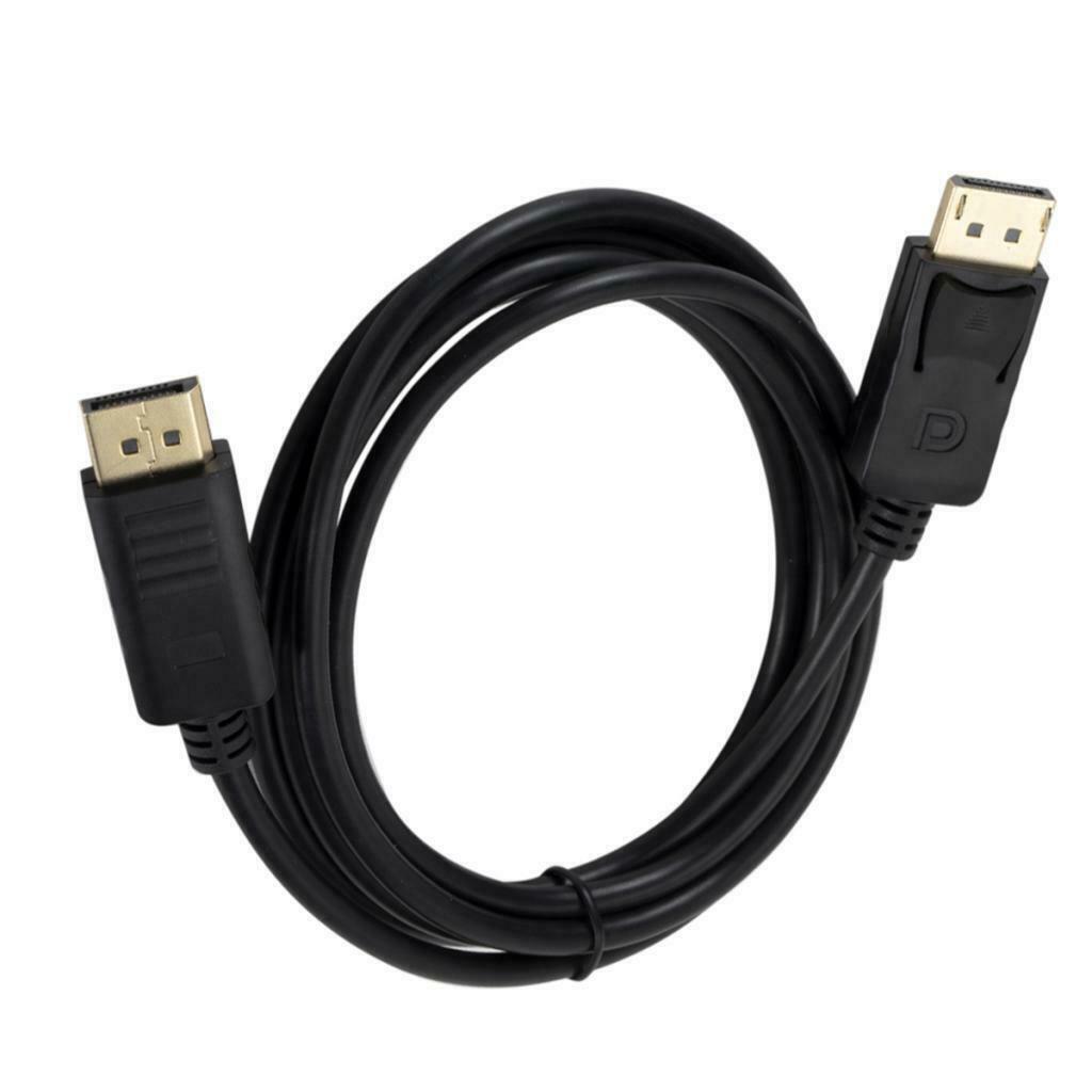1.8M Display Port Extension Cable DP to DP Cable HD Display Port-Black