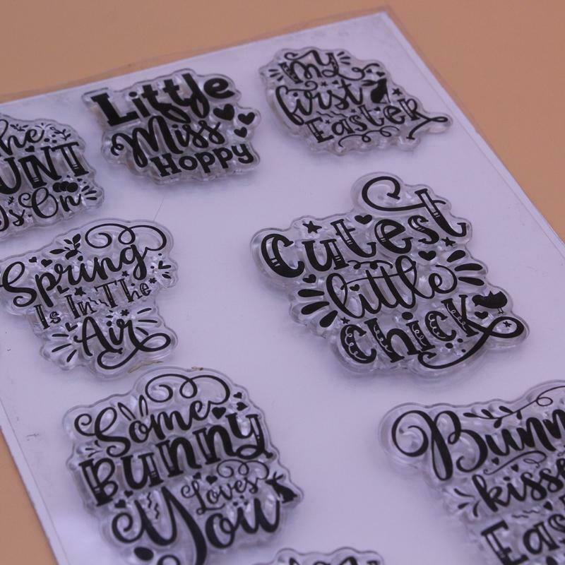 Spring Easter Silicone Clear Seal Stamp DIY Scrapbooking Embossing Photo Album