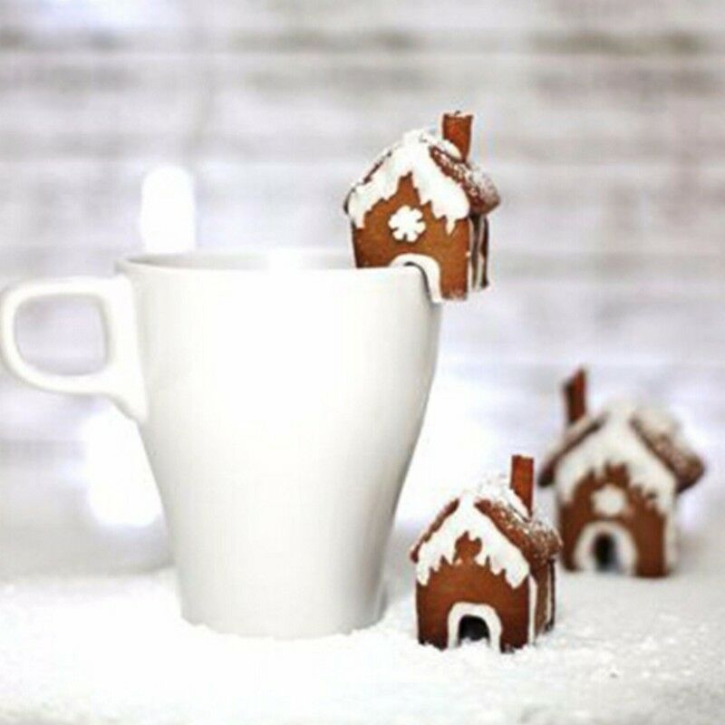 Mini Gingerbread House Cookie Cutter Set 3 Pieces Stainless Steel Biscuit Mold