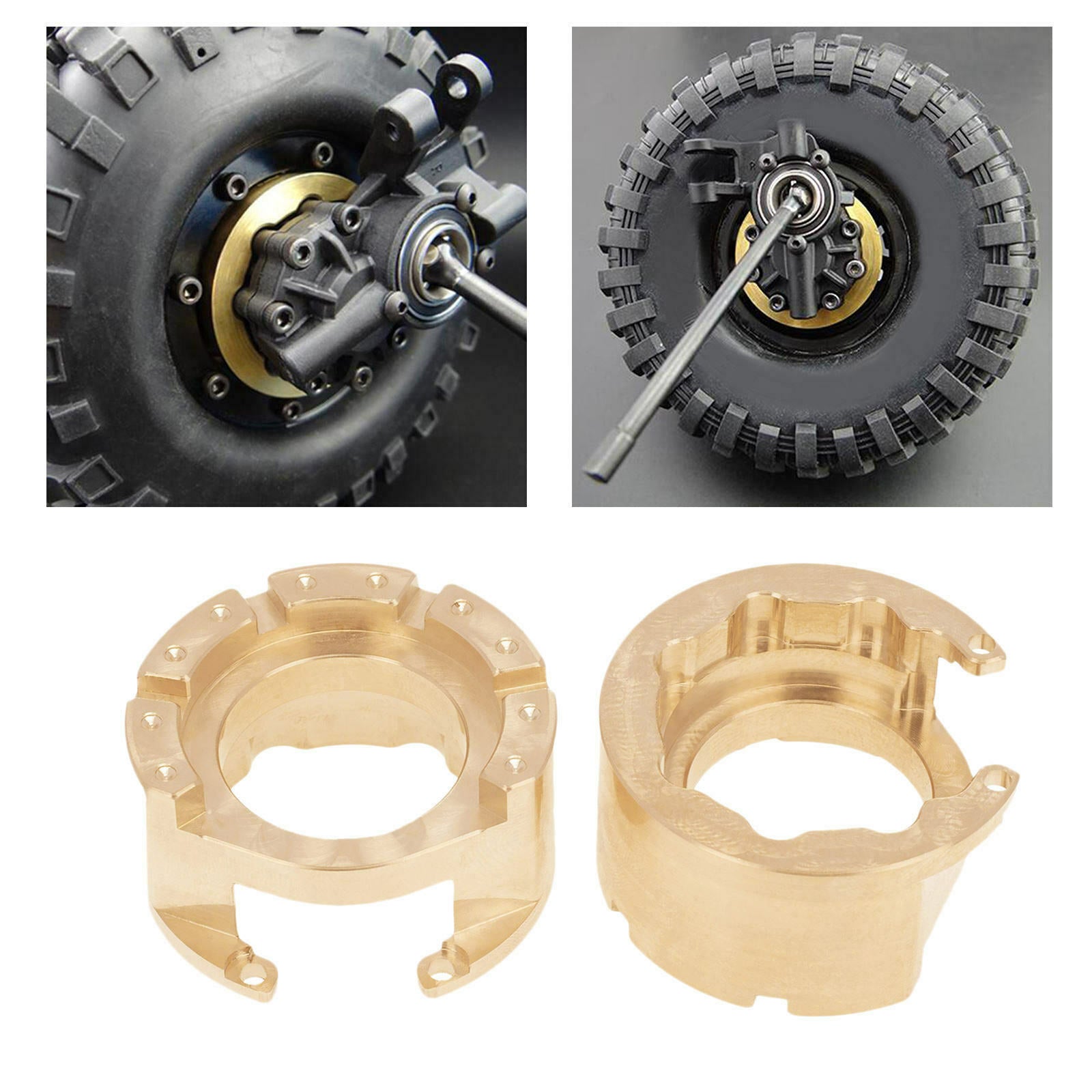 Heavy Duty Brass Counterweight fit for 1:10 TRX4 RC Hobby Car Accessories