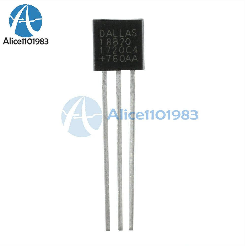 100PCS DALLAS DS18B20 18B20 TO-92 Thermometer Temperature Sensor