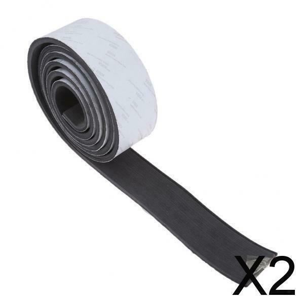 2X EVA Faux Teak Decking Sheet Marine Yacht Boat Tape Grey Black Stripe