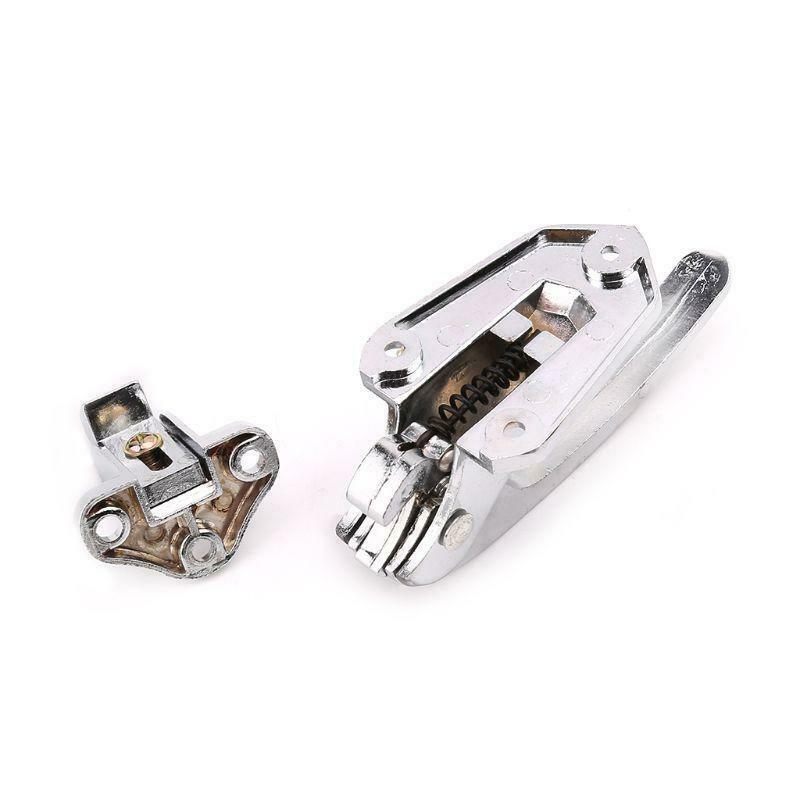 Zinc Alloy Door Handle Lock Spring Loaded Pull Handle Latch For Oven Freezer