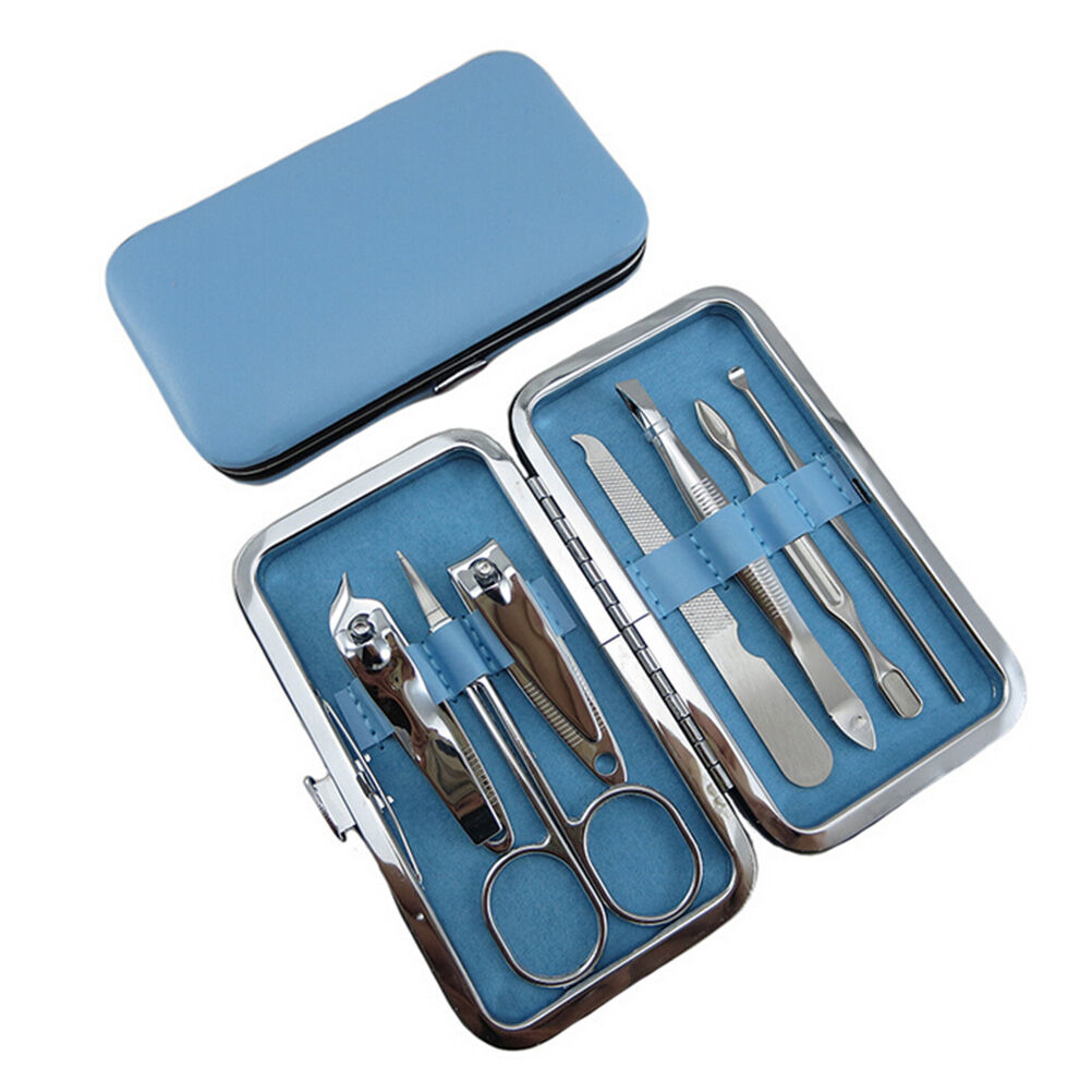 7X Nail Easily Clippers Cleaner Manicure Case Tool Grooming Kit Pedicure SeDEAU