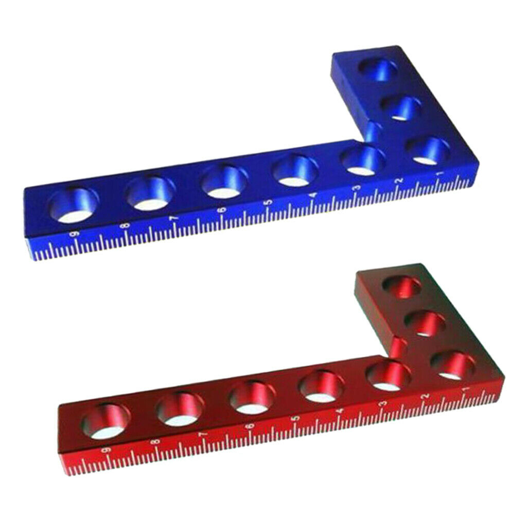2x Heavy-duty 4inch Aluminium Metal Right Angle Clamps for Picture Frame