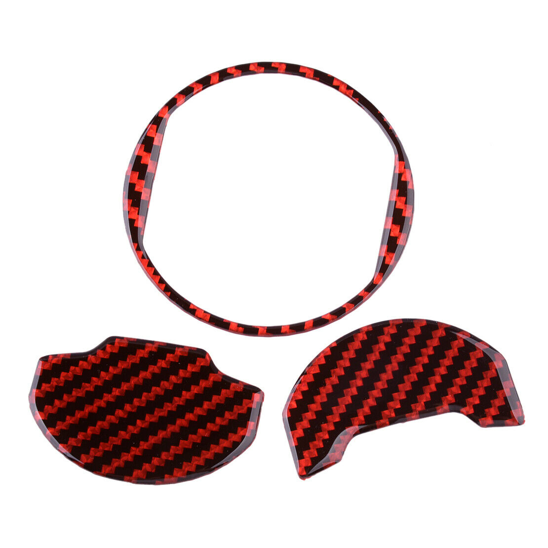 Carbon Fiber Inner Air Vent Outlet Cover Trim Fit For Ford Mustang 2015-2019