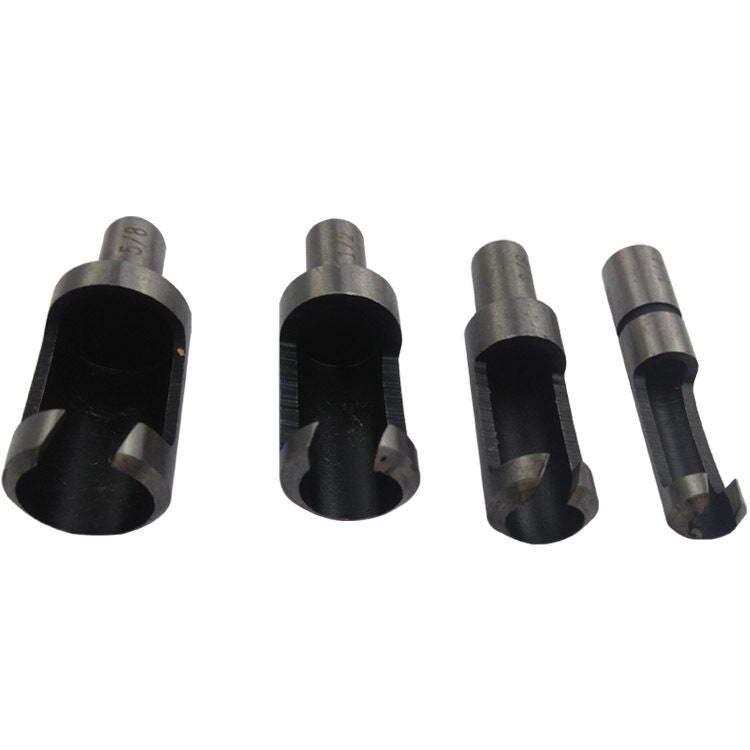 4PCS a set 1/2,1/4,3/8,5/8 Round handle reaming wood drill bit Carpenter Tool