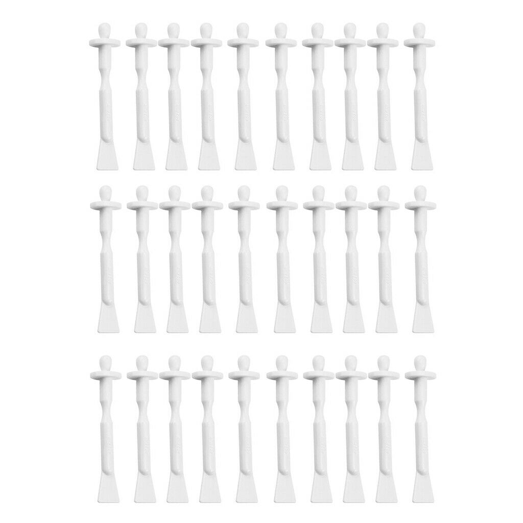 Pack of 30 Dual Use Wax Applicator Sticks Spatulas Tool Body Face Nose Hair