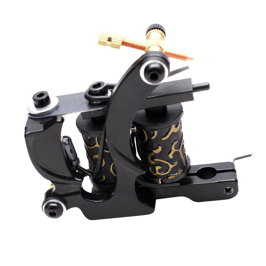 Tattoo Machine Supply Liner & Shader Tool with 10 Coils Wraps Accessory