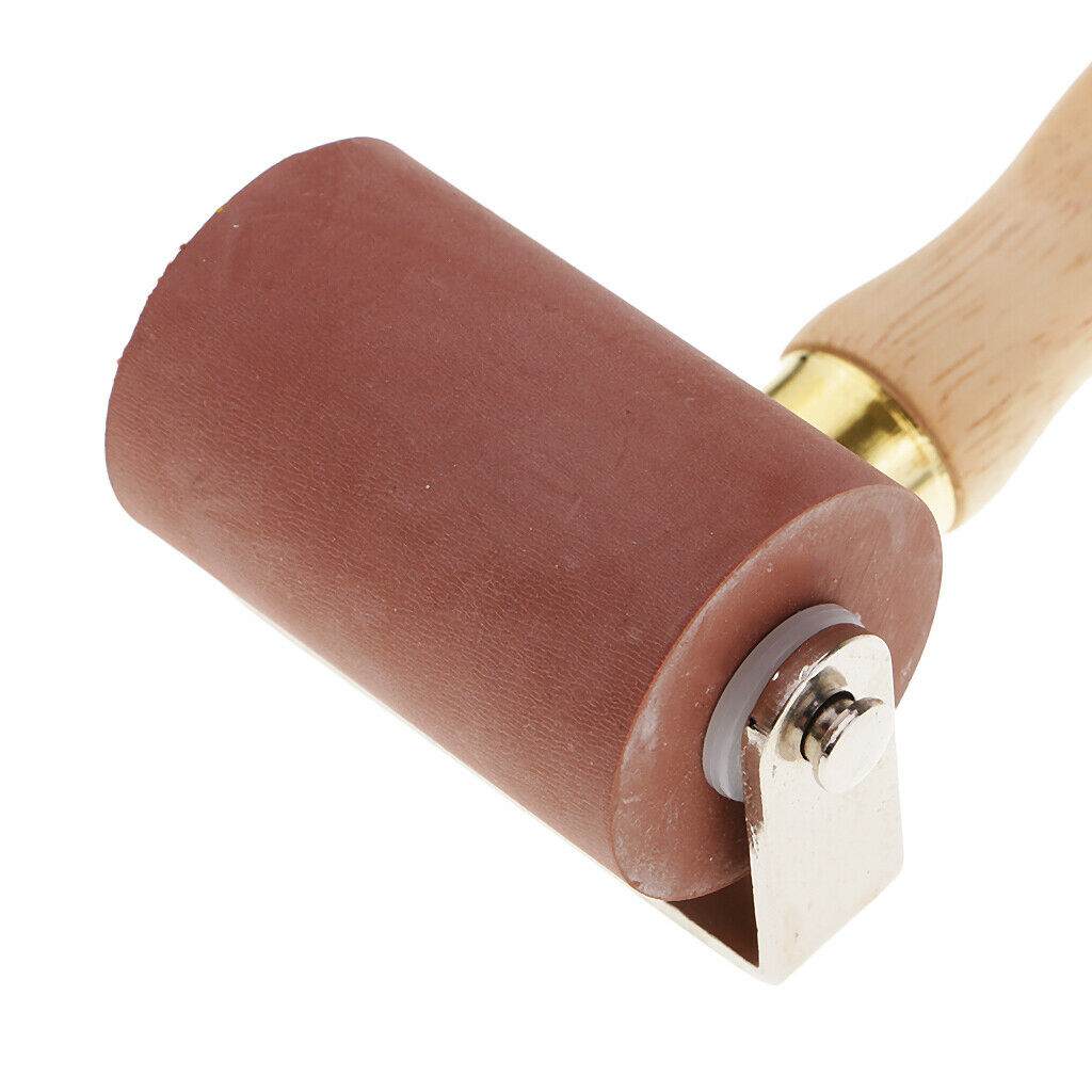 Durable Professional Black Practical Rubber Roller Brayer Painting