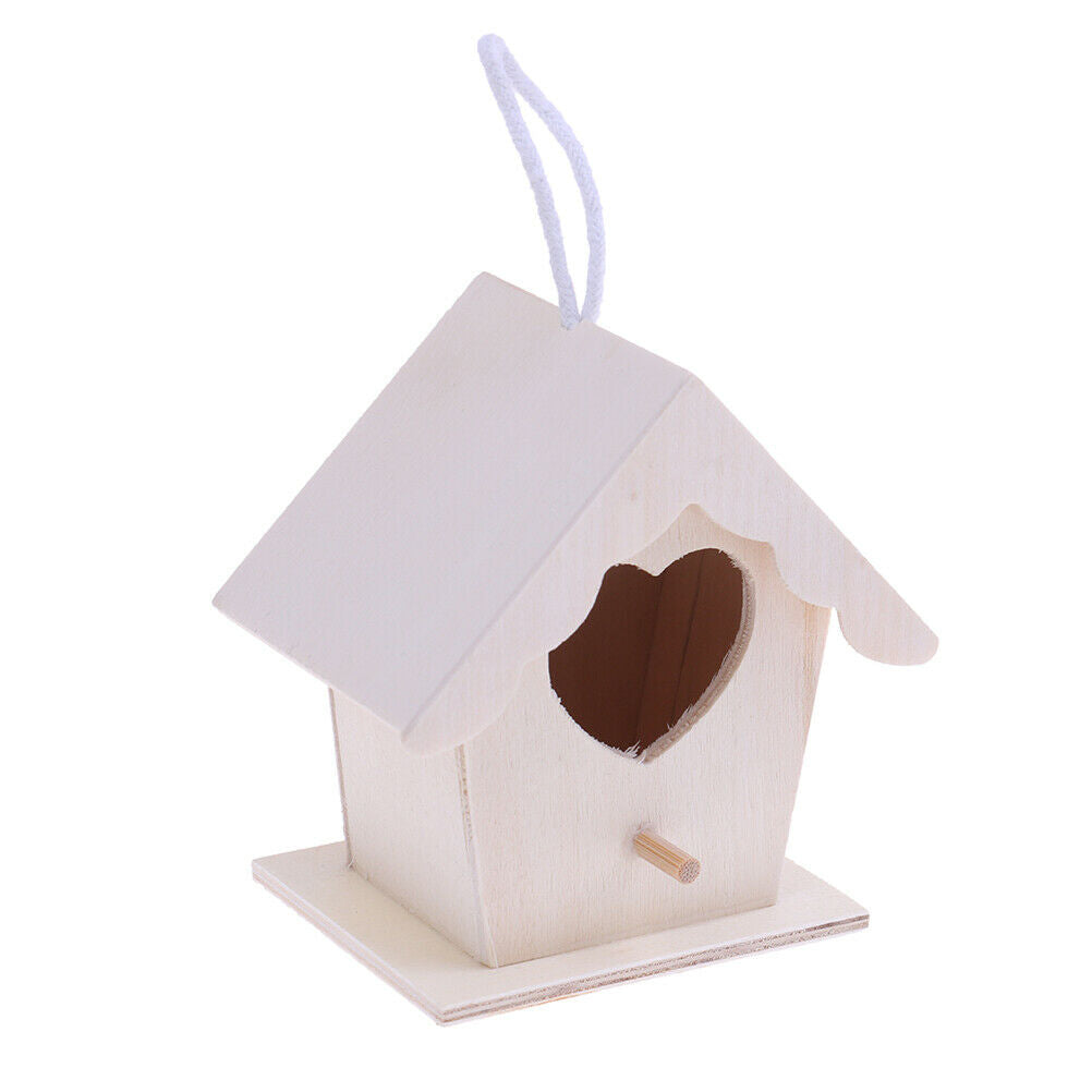 1pc Wooden garden Bird Cages Nests bird house jsJC.l8