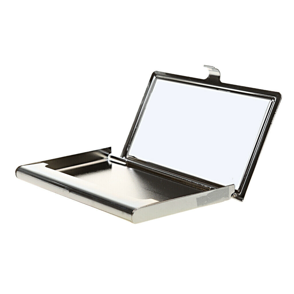 Stainless Steel Metal Wallet Business ID Credit Card Holder Clip Case Box