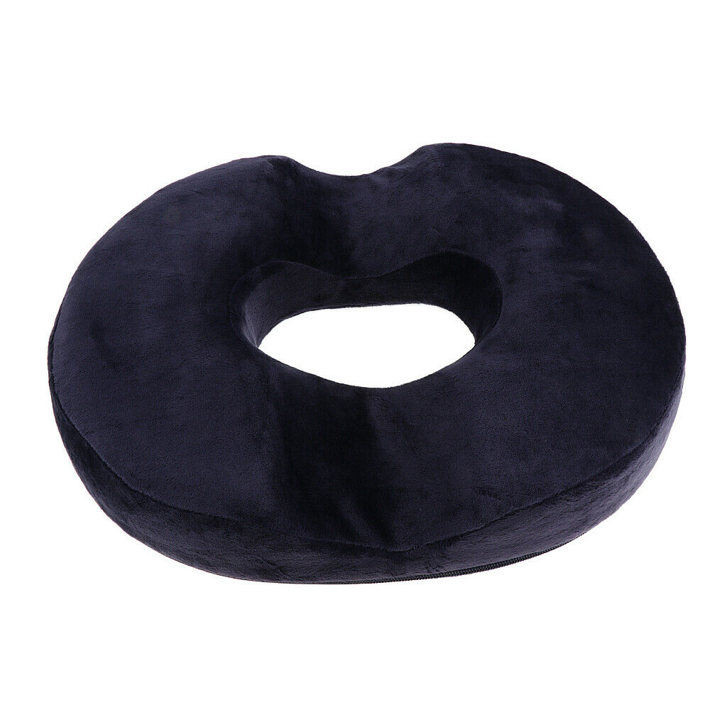 2 x Donut Seat Cushion Pillow Memory Foam Orthopedic Tailbone Pain Relief