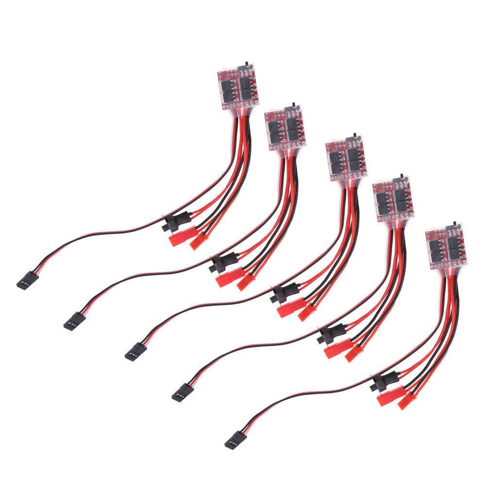 5pcs 2S Brush ESC Rate Controller for 1/16 1/18 1/20 Scale RC Crawler Pickup