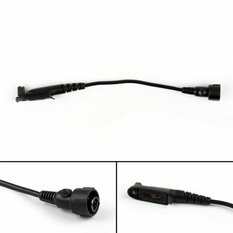 1X Mini Din Plug Connector Cable For  GP328Plus/338Plus Radio Headset A6