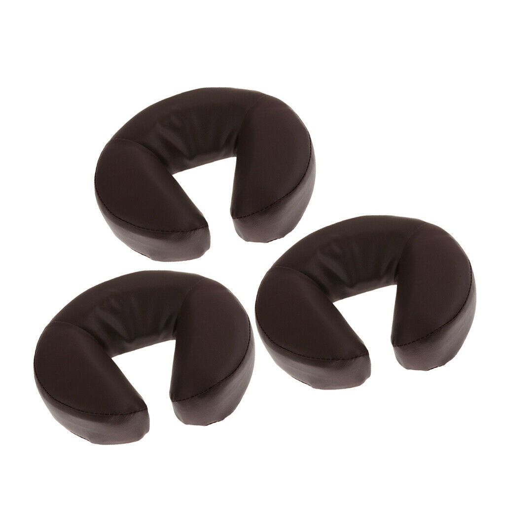 3x U Shaped Salon Spa Massage Table Bed Face Rest Down Cradle Cushion Pillow
