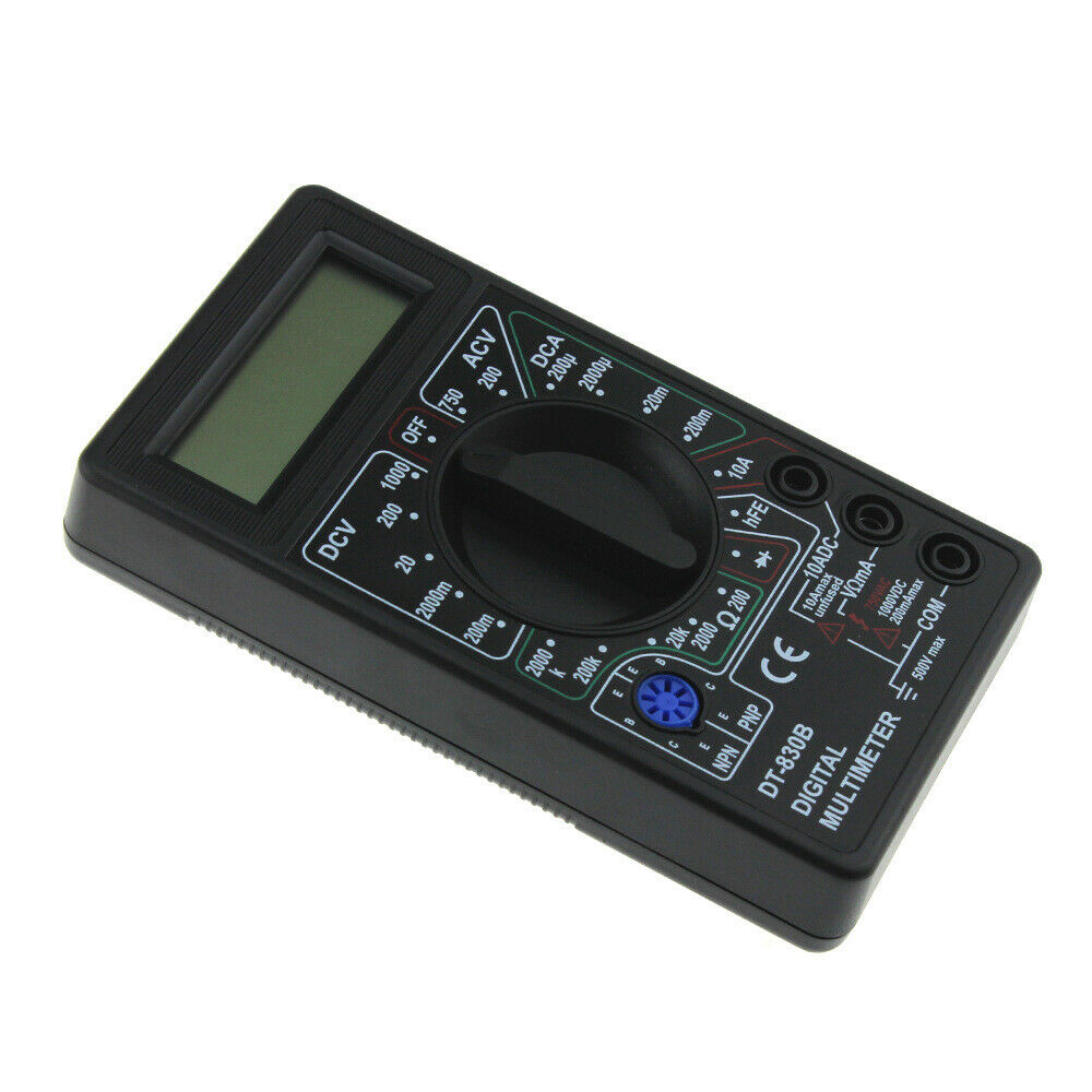 10 Ampere Current Resistance Ohmmeter 7 Fn Digital Multimeter Ac Dc Voltage Volt