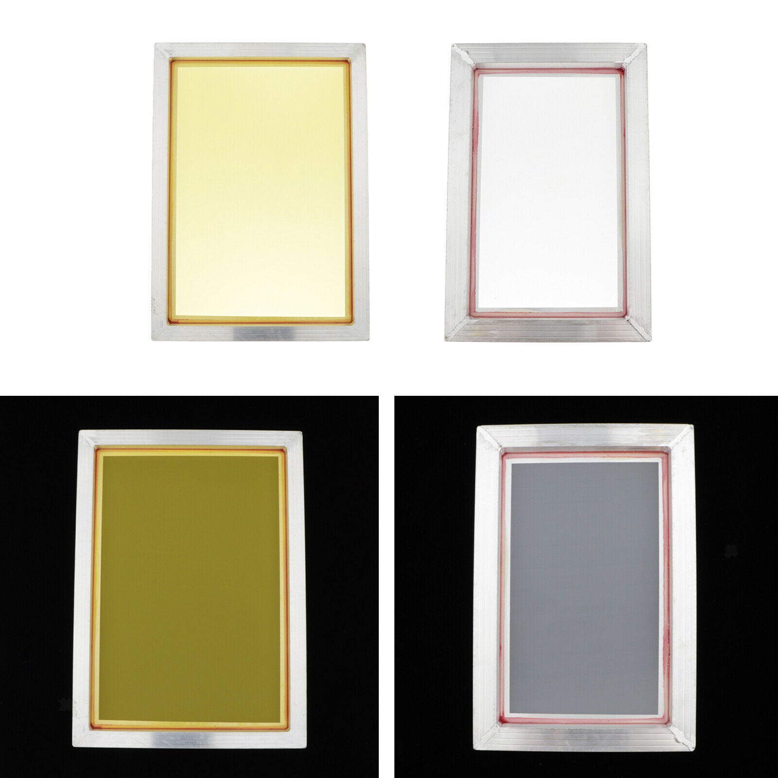 2Set 120T White Silk Screen Printing Silk Print Polyester Frame for Printed