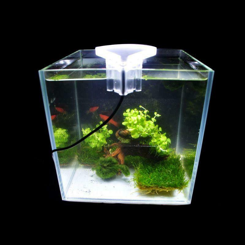 EU 100-240V LED Clip-on Fish Tank Aquarium Lighting Bulb White Light