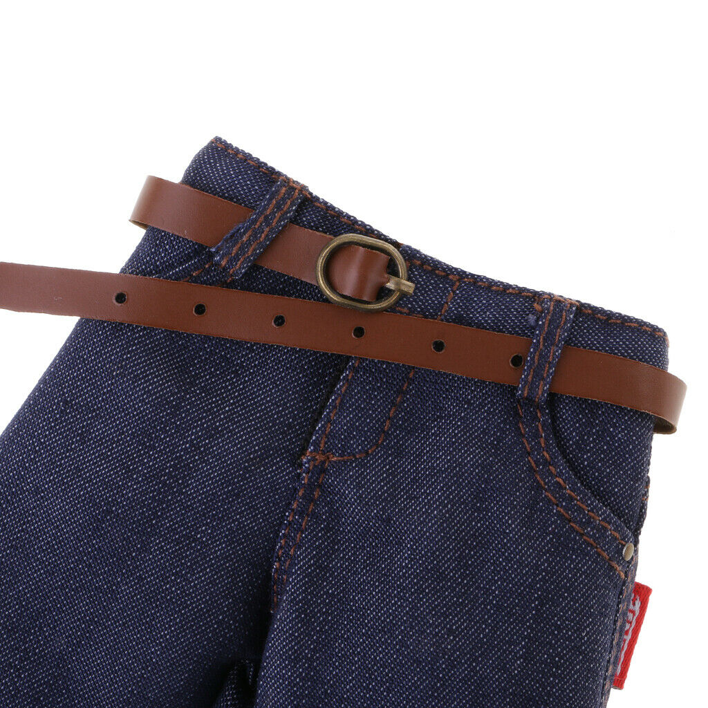 1/6 Scale Men Blue Jeans Pants Trousers for 12 Inch Action Figures Toys