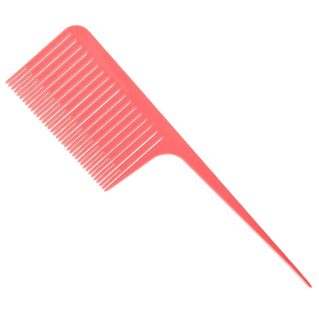 ABS Heat-resistant Weave Highlighting Foiling Hair Comb Hair Combs Pink