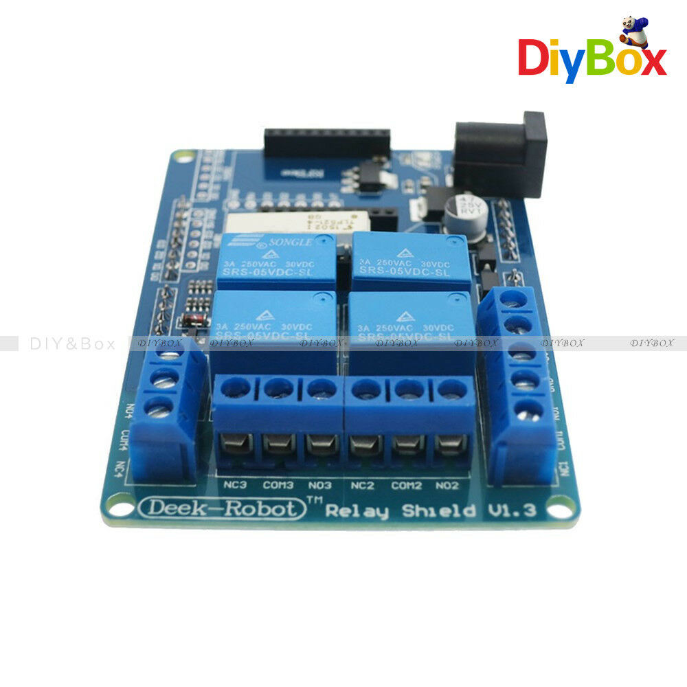 70W 4 Channel V1.3 Relay Module Shield UNO R3 XBEE 315 433MHz RF for Arduino