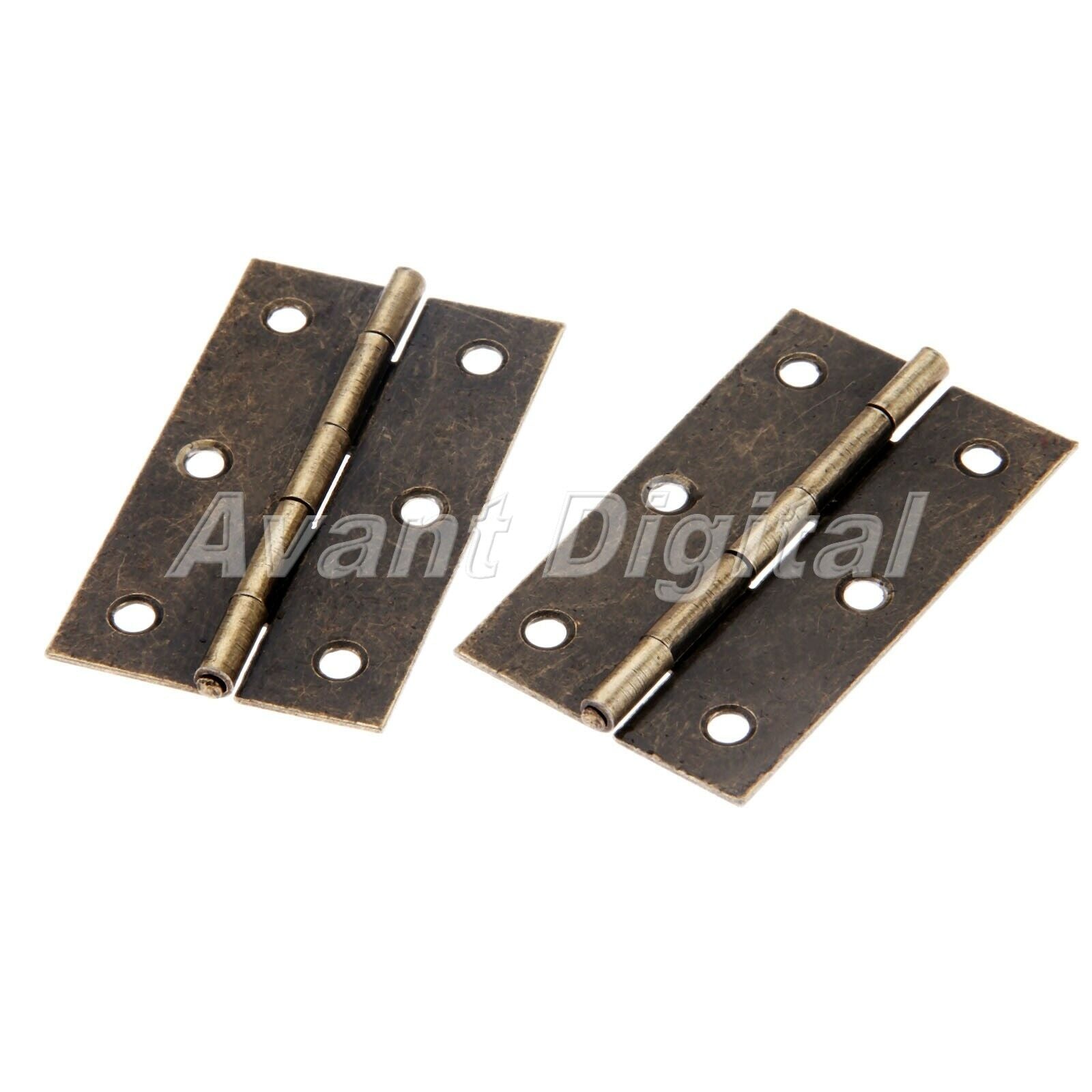 75*42mm Retro Furniture Jewelry Box Hinge Cabinet Wardrobe Door Hinges Hardware