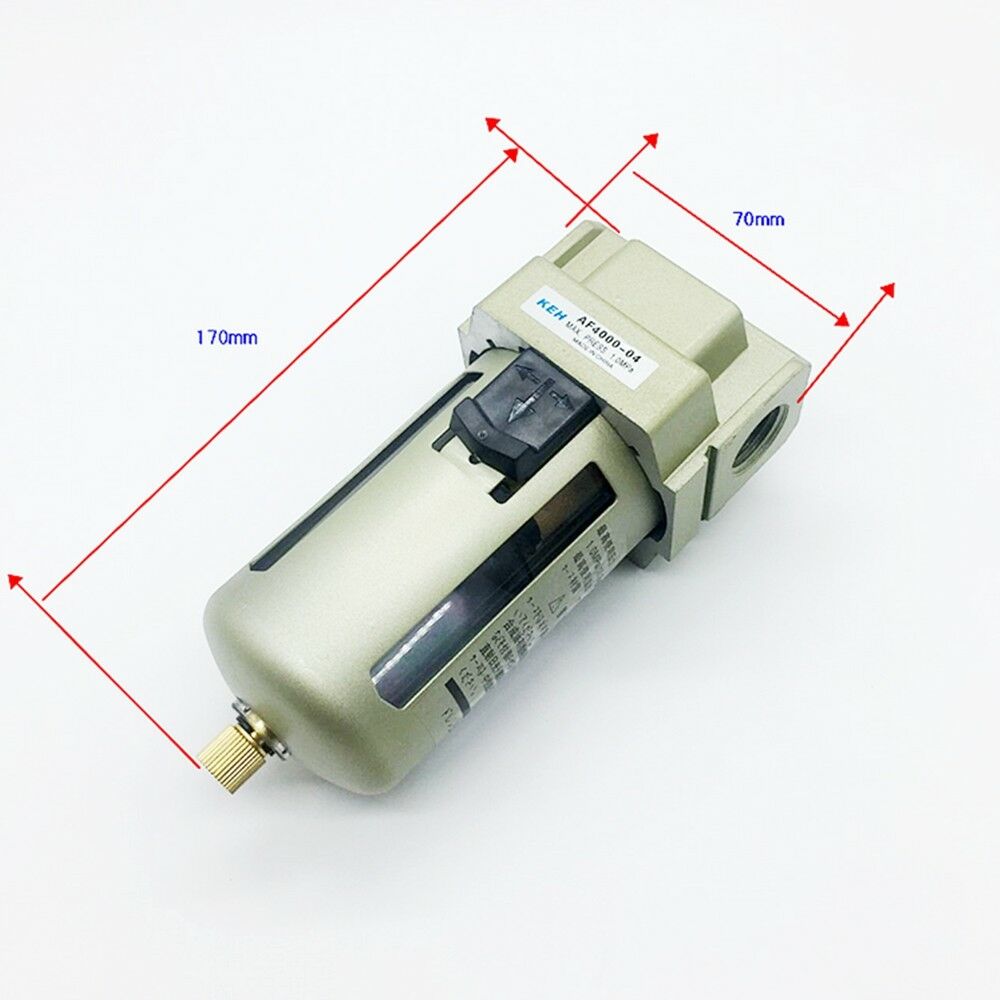 1PCS Pneumatic Filter Air Source Treatment 1/2"PT Adapter Diameter 0.05-0.85Mpa