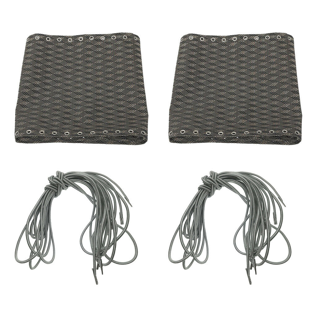2xTessforest Fabric Cloth & 8Pcs Laces for Recliner Leisure Chair 63x17