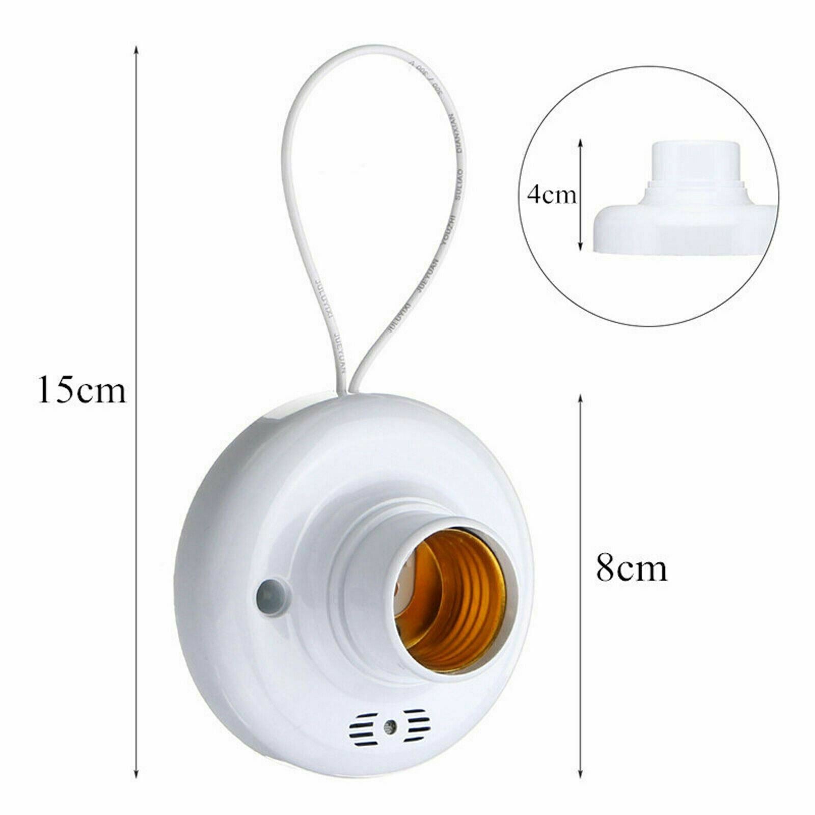 E27 Sound Voice Motion Control Delay Sensor Switch Light Lamp Bulb Socket Holder