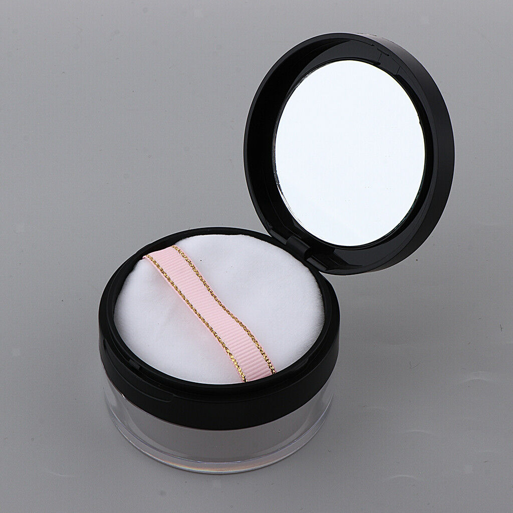 2pcs Empty Loose Powder Case Blush Storage Container Talcum Powder Jar 20g