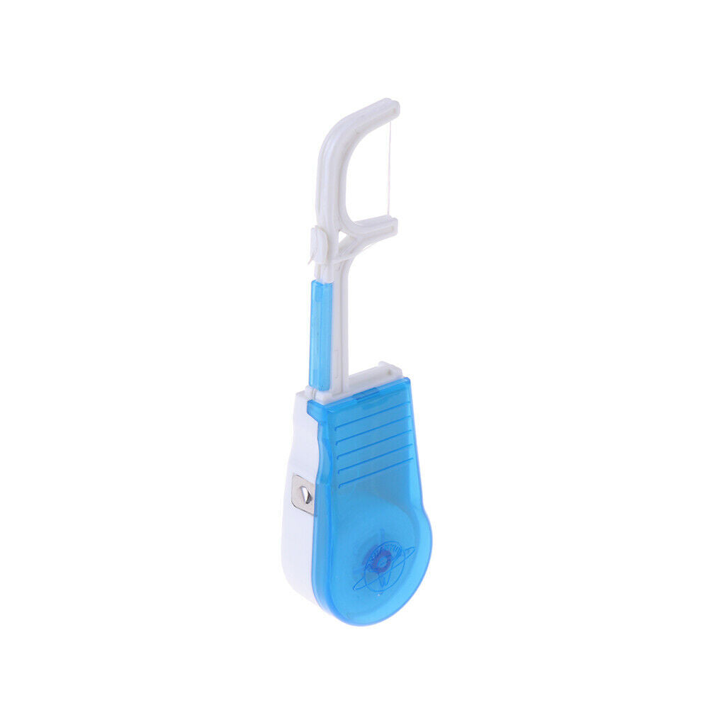 Blue portable clean high dental floss holder oral care tooth cleaner flos.l8