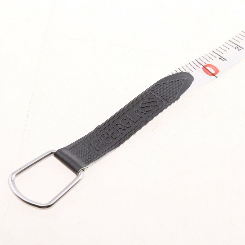 Tape measure Roll tape measure start of scale with stainless steel ring,