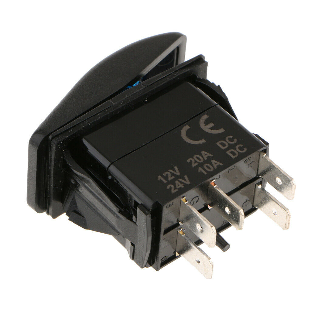 5-pin truck horn rocker switch Ultra-high-end switch Made of ABS + metal