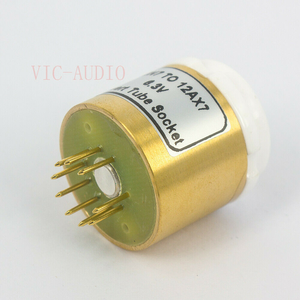 1PC 6SN7 to 12AU7 ECC83(6.3V) Electron Tube Socket Adapter Socket Converter DIY