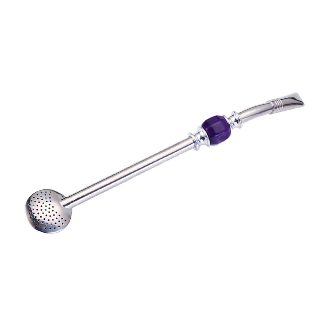 21cm drinking straw, straws, sieve spoon with cleaning brush for latte