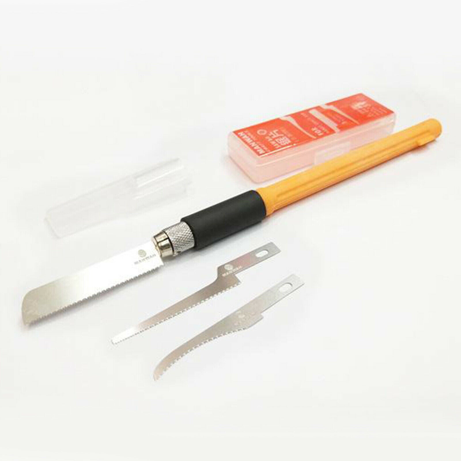 Mini Hand Saw Modelling Tool Hobby Hand Razir Saw Set w/ 3 DIY Craft Blades