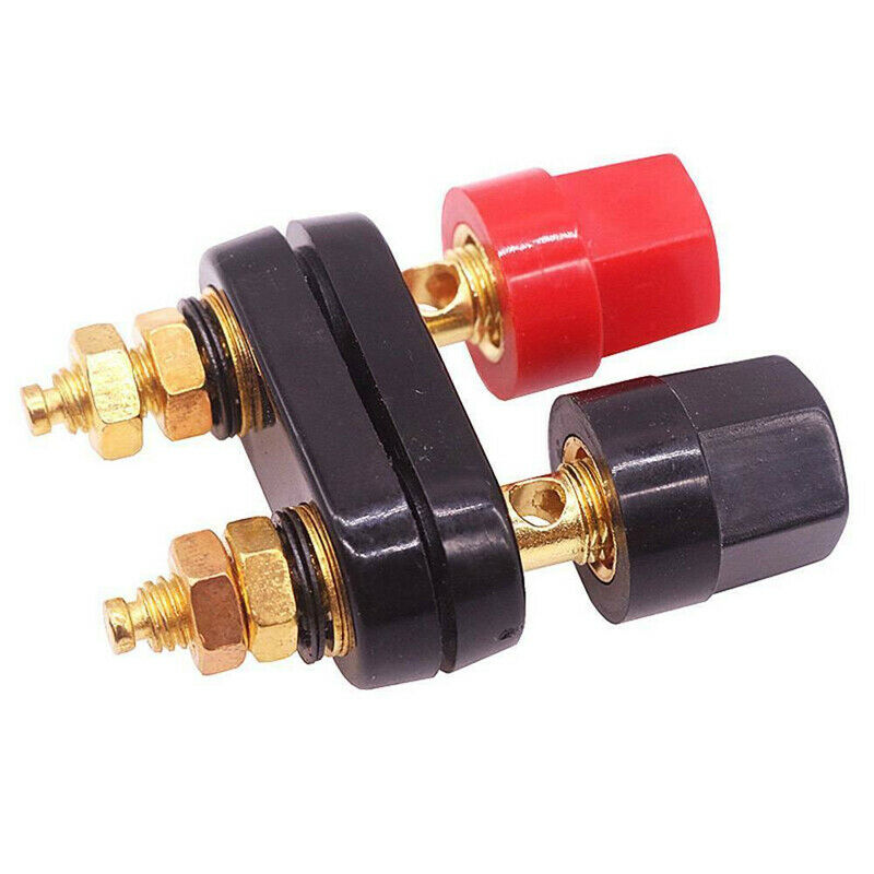 2pcs Speaker Amplifier Terminal Binding Post Dual 2 ways Banana Plug Jack