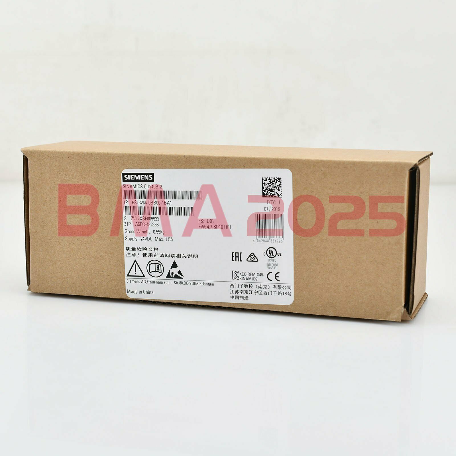 New 6SL3244-0BB00-1BA1 6SL3 244-0BB00-1BA1 1 year warranty DHL fast ship SM9T